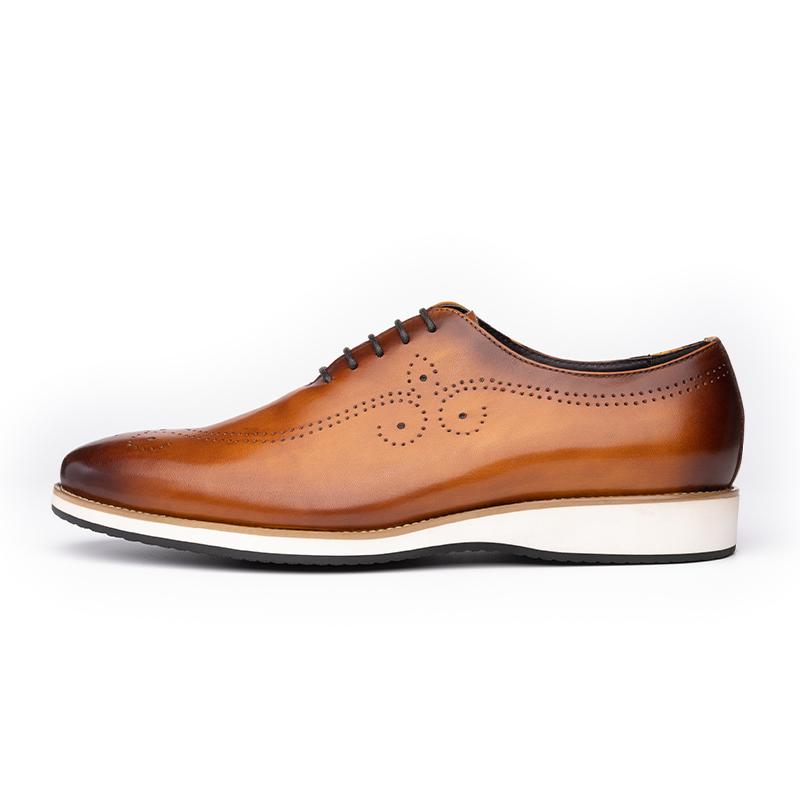 Модная Мужская Обувь Кожаные Оксфорды Для Мужчин Zapatos De Hombre Элегантный Дизайн Удобная Подошва Из ЭВА Резины Туфли Для Официального Мероприятия Офиса Мужские Туфли