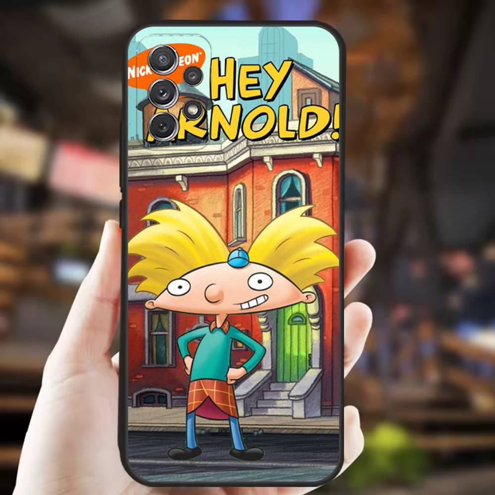 Чехол для телефона Hey Arnold Helga для Samsung S25, S24, S21, S22, S23, S30, Ultra, S20, Plus, Fe, Lite, Note, 10, 9, 5G Черный