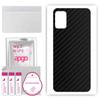 apgo Protective Skin Sticker for the Back Compatible with Motorola Moto G10, Wrap Film, Foil, Vinyl - Pattern Carbon Black