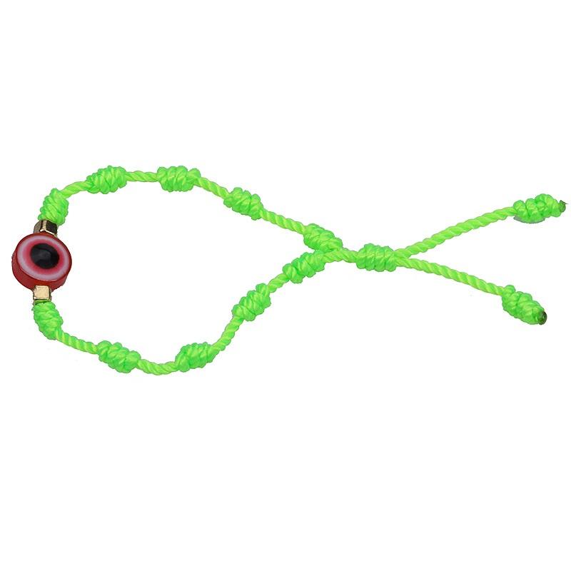 Новый плетеный браслет с Глазом Фатимы, счастливый красный и черный цвет нити, парная цепочка, ручная работа, молитвенные браслеты-манжеты, ювелирное украшение, подарок для