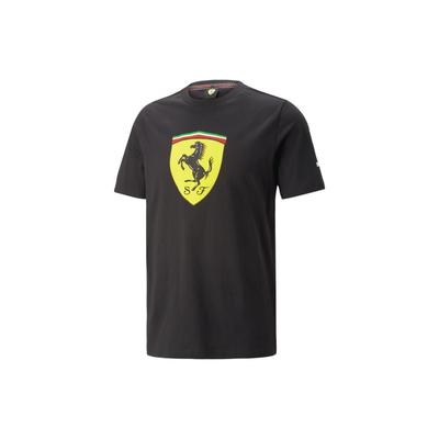 X Ferrari Active Sports Collaboration, повседневная футболка с круглым вырезом и коротким рукавом, черный цвет, 538175-01