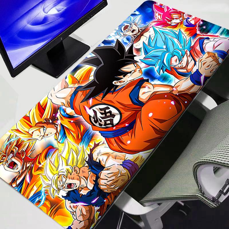 Mouse Pad Dragon Ball Z DBZ XL Lockedge Large Gaming Accessories Computer Gamer Keyboard Mat Desk Mousepad For Csgo