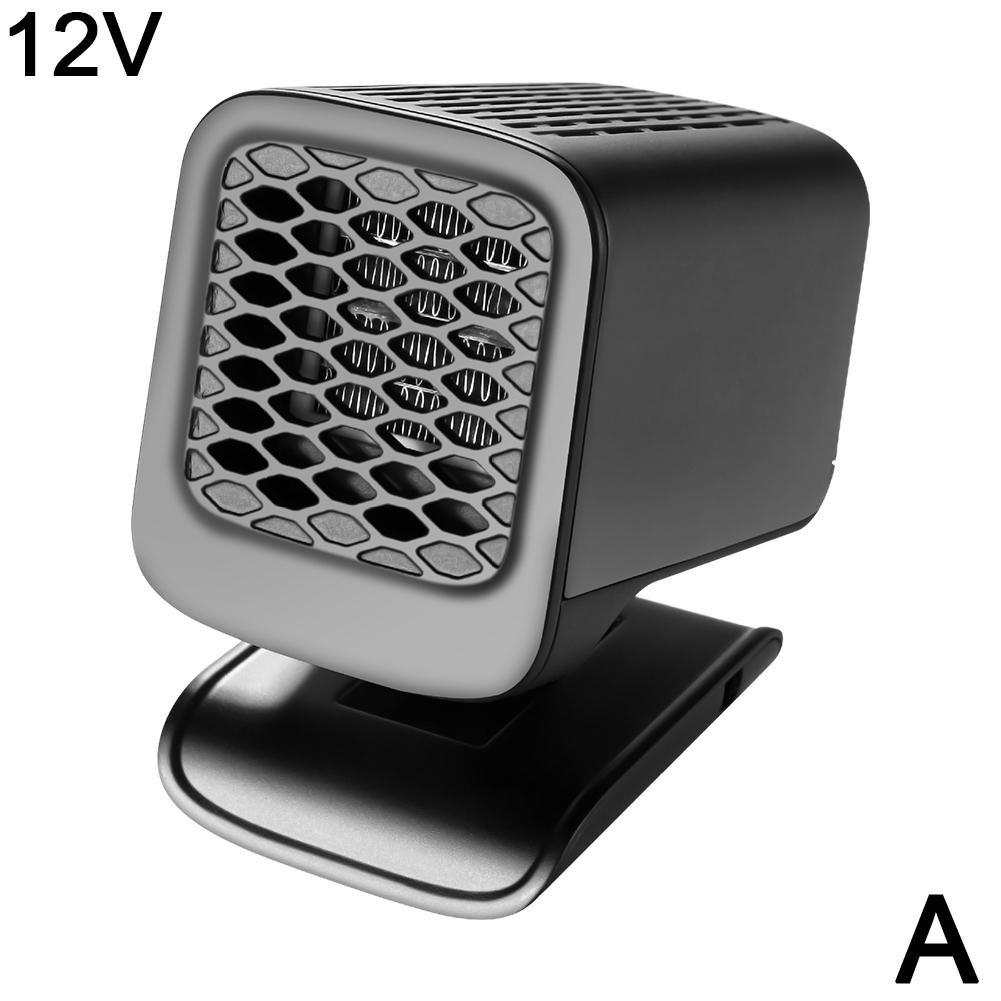 Автомобильный обогреватель 12/24 В, портативный автомобильный обогреватель, вентилятор 2 в 1, охлаждающий, размораживающий, вращающийся на 360°, автоматический оконный вентилятор He Z0E1
