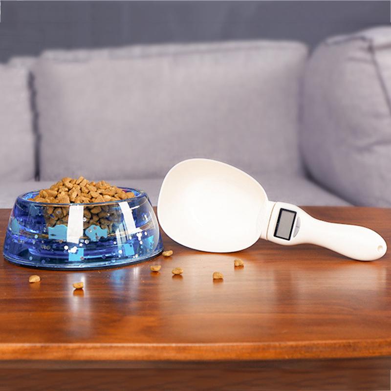 1 Высококачественные электронные весы для корма для домашних животных, измерительный инструмент, ложка для кормления собак и кошек, кухонные весы, цифровой контейнер, товары для животных