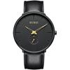 Men's Black Simple Stylish Popular Watch Men's Black Stylish Brand Waterproof Gentleman's Watch Watch S