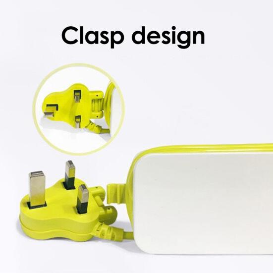 Удлинитель с 4 USB-портами для дома, путешествий по Великобритании, адаптер для телефона