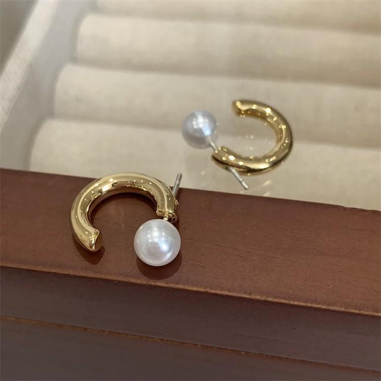 Геометрические серьги-кольца в корейском стиле: Элегантные, Универсальные Украшения для Ушей для Женщин и Студенток