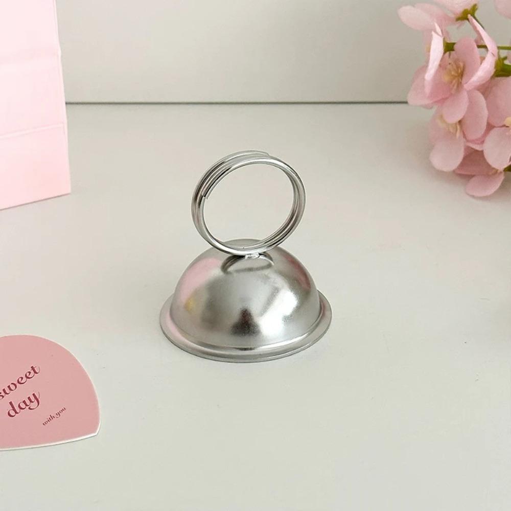 3pcs Multifunction Metal Memo Clips Stable Base Message Photo Frame Name Card Holder Home Decor
