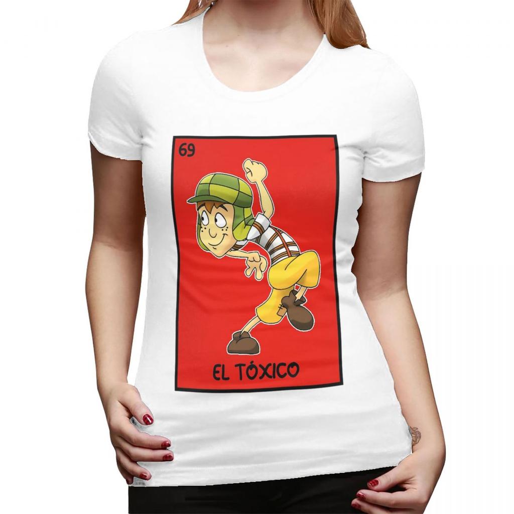 El Toxico El Chavo Del Ocho TShirt for Women ONeck Streetwear T Shirts Womens Tees Short Summer Clothes Tops