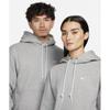 Nike Solo Swoosh Fleece Pullover Hoodie M   Dark Grey Heather White  Dx1356 063