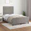 VidaXL Bed Frames with Headboard, Upholstered Bed, Double Bed, Adult Bedroom Interior Bed, Modern, Grey 3270590