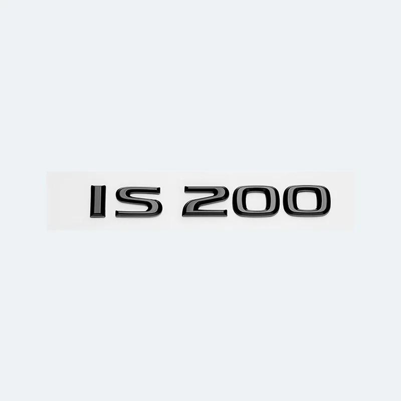 3D хромированный глянцевый черный ABS буквы IS200 IS250 IS300 IS350 IS300h IS200t гибридная эмблема для Lexus багажник автомобиля логотип значок наклейка