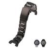 Small Shop Stainless Steel Watch Band Bracelet for G-SHOCK GST-W300, GST-400G, GST-B100, GST-210, S100D, S110D, and W110 (Black, 26*14mm)