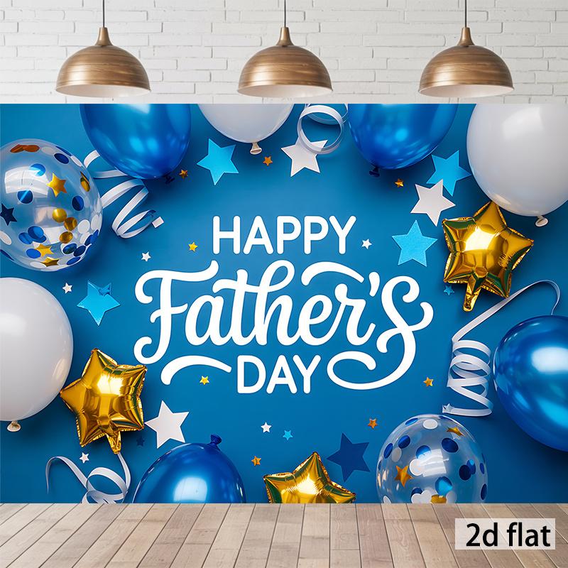 Warm Fathers Day Theme Decoration Tapestry Living Room Decoration Background Refreshing Atmosphere Props