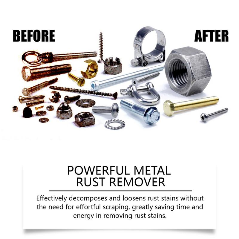 Средство для удаления ржавчины на металле, спрей 100 мл, средство для удаления железного порошка, металлические поверхности, хромированная краска, чистка автомобиля, средство для удаления железного порошка, средство для удаления ржавчины на автомобиле