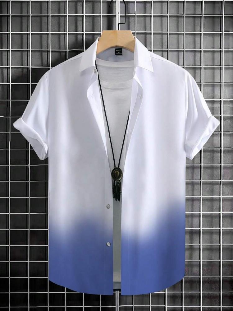 Мужская рубашка с одним воротником для пляжа, бассейна, вечеринки, лета, повседневной мужской моды, рубашка с короткими рукавами и 3D-принтом