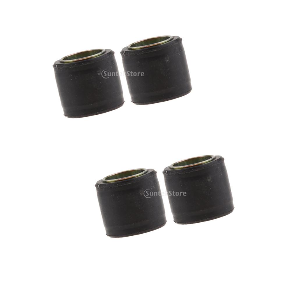 4Pcs Motorbike Rear Shock Absorber Rubber Bush 4mm
