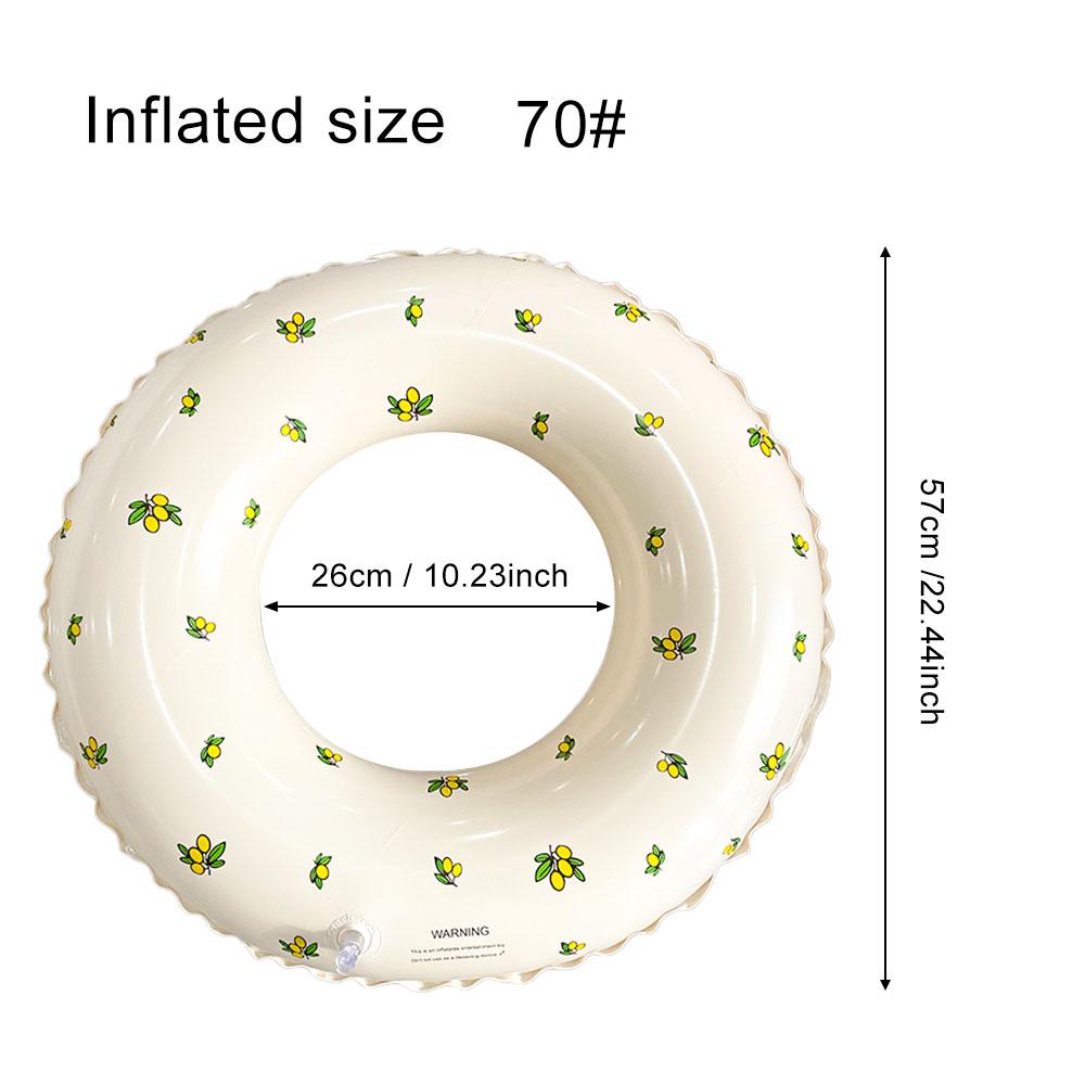1 шт. Надувной плавательный круг с принтом, круг под мышками, надувной плавающий круг, утолщенный плавательный круг из ПВХ, подходит для бассейна, пляжа