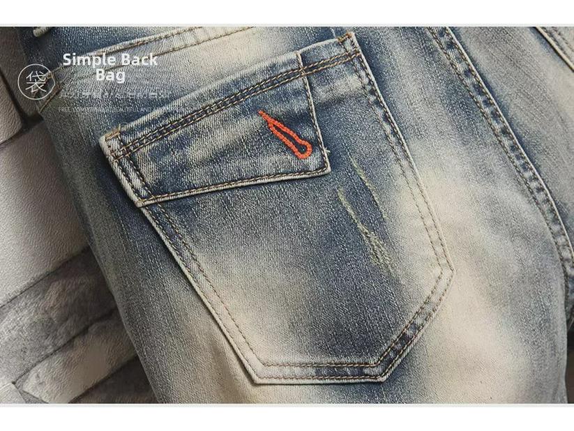 Мужские европейские рваные джинсовые шорты - Летний стиль