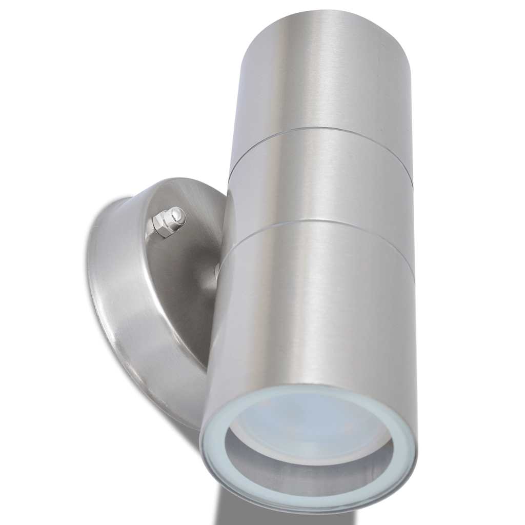 Outdoor LED Wall Lights 2 pcs Stainless Steel Up Down Lighting