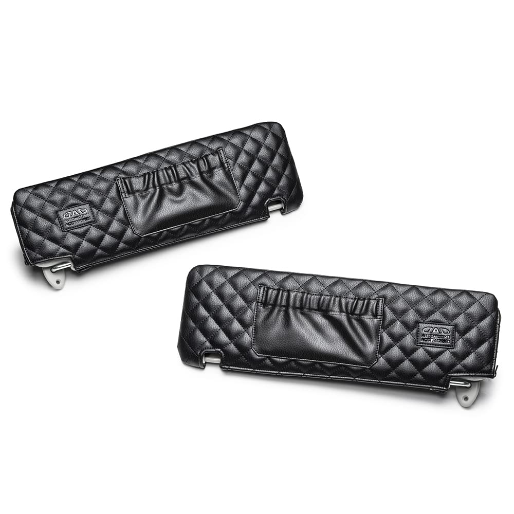 Quilted Black Sun Visor Cover for Toyota Ace H200 August 2004 Product D.A.D Hiace/Regius (Standard Body, Model Series, 1st-6th Generation) Year