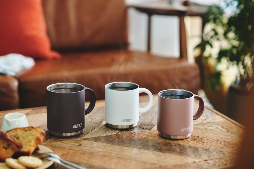 [Модель, совместимая с посудомоечной машиной] Термокружка с вакуумной изоляцией 450 мл бронзовая JDS-450 BZ