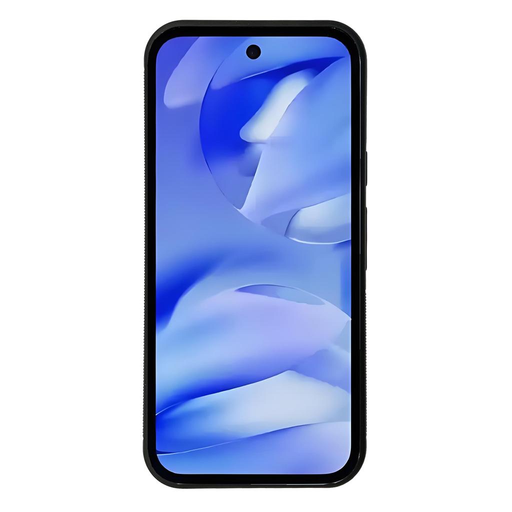 Чехол для Google Pixel 9a из ПУ кожи с текстурой теленка, задняя крышка для телефона с защитой от отпечатков пальцев