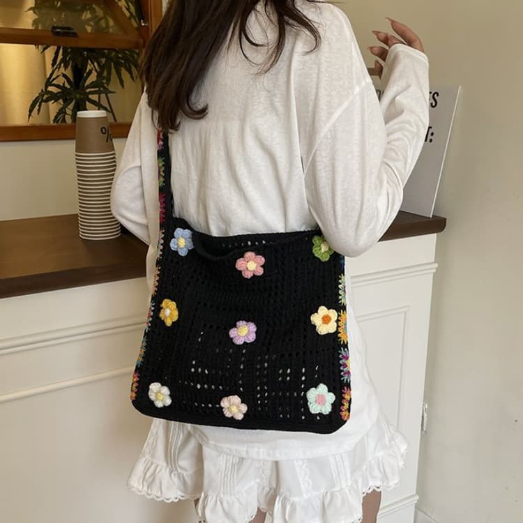 Богемская плетеная сумка одно плечо диагональный рюкзак