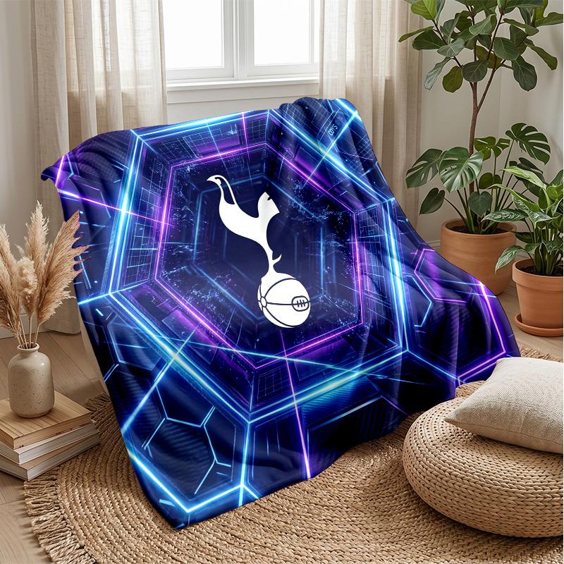 Tottenham Hotspur Theme blanket Soft Flannel Blanket Plush Throw Blanket Cozy Sofa Bed Blanket for Home Decor