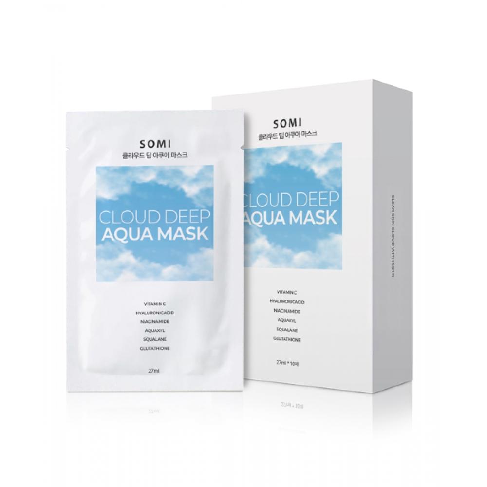 Somi Aqua Глубокоувлажняющая маска 10 шт. 27 мл