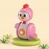 1pc Cartoon Chicken Rooster Spinner, Kids Educational Toy, Baby Crawling Soothing Slider, Press Activated Plastic Plaything for Toddlers