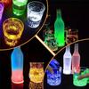 Dessous de Verre LED - NOBRAND - Lot de 8 - 6 cm - 7 Couleurs - Ambiance Festive