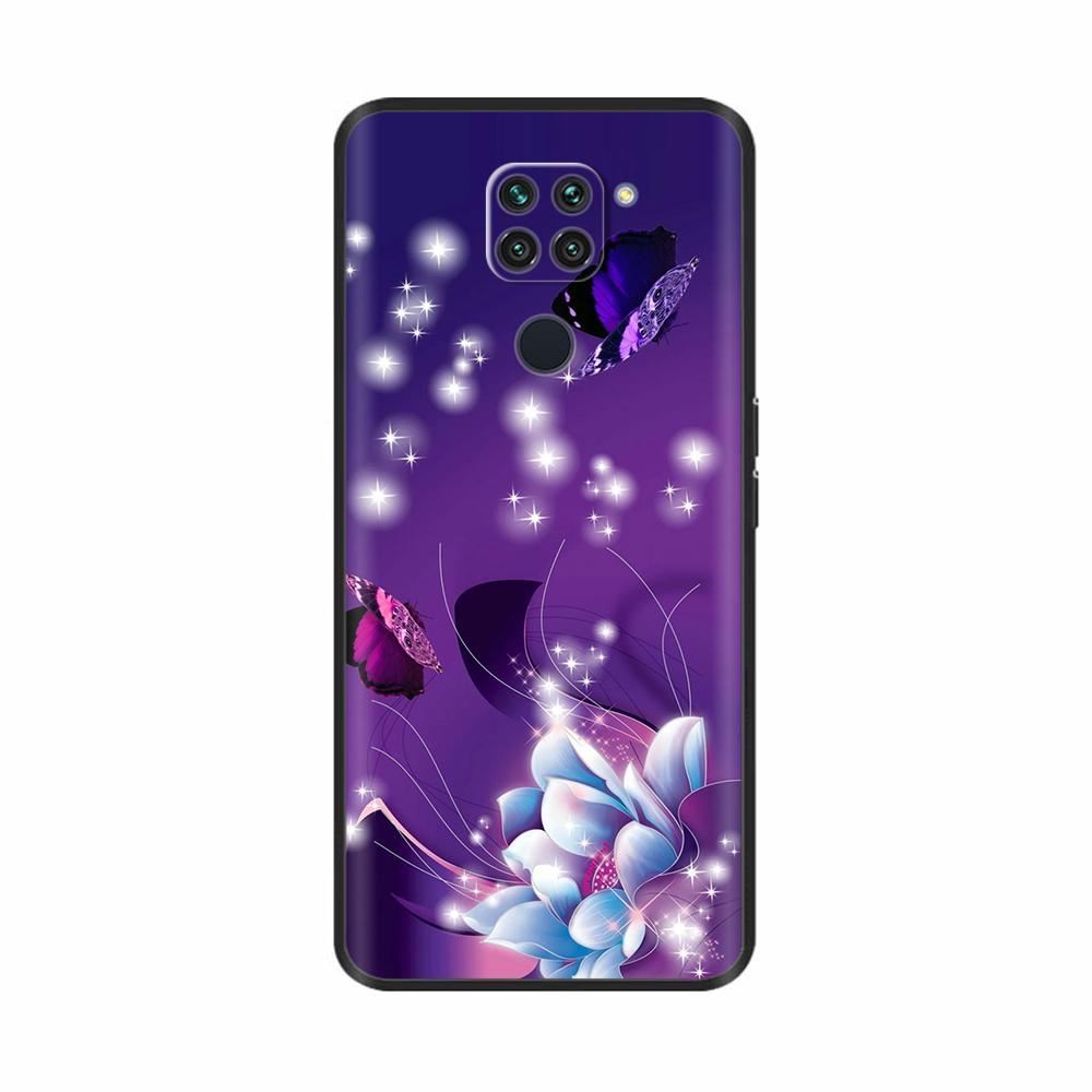 Чехол Для Xiaomi Redmi Note 9 Чехол Мягкая Черная Силиконовая Задняя Крышка Для Redmi Note9 Чехол Redmi Note 9 Чехол Funda Coque Бампер Оболочка