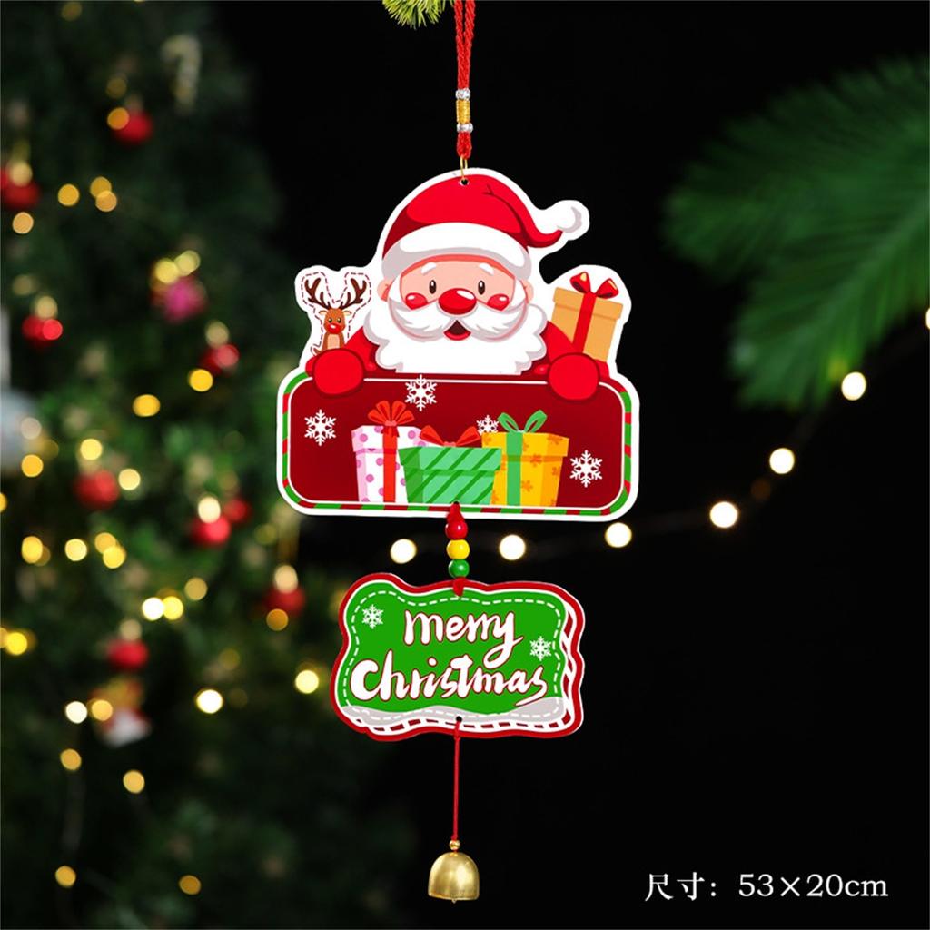 Рождественские украшения Витрина Дом Дверь Оконные подвески Атмосфера Рождественского сочельника Сценические декорации