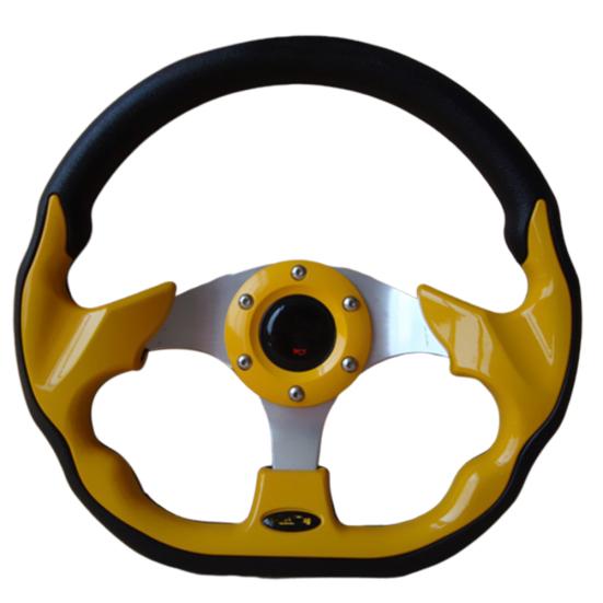 Модификация автомобиля из металлической искусственной кожи 320 мм, рулевое колесо гоночного типа с 6 болтами