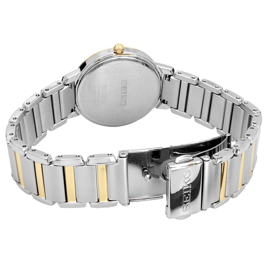 SEIKO Женские часы, модель SUP454P1, для зарубежного рынка, на солнечной батарее, простые, для бизнеса, официальные