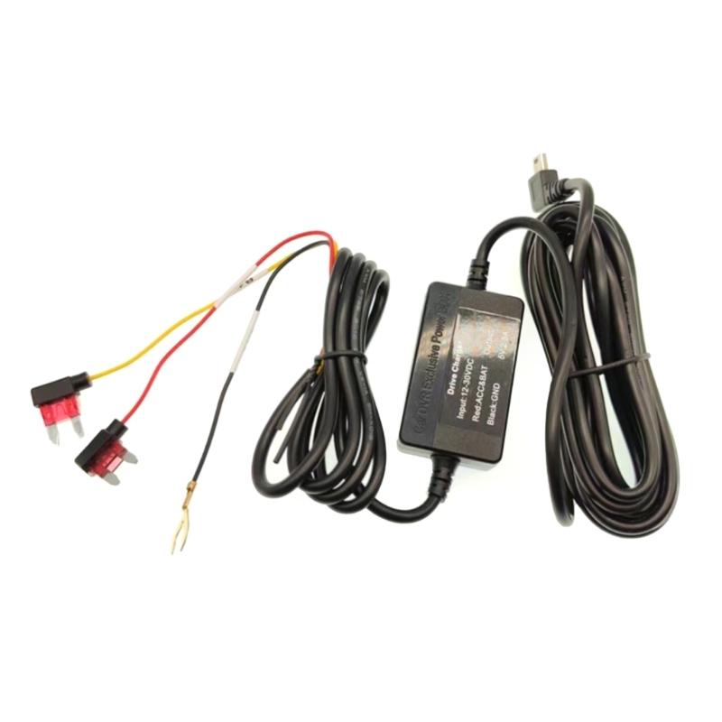 12~30 В 2A Автомобильный видеорегистратор Регулятор Линия Автомобильный видеорегистратор Кабель питания для безопасной записи