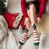 Snowman Christmas Thick Thermal Socks Christmas Tree Sleeping Slipper Socks  Indoor