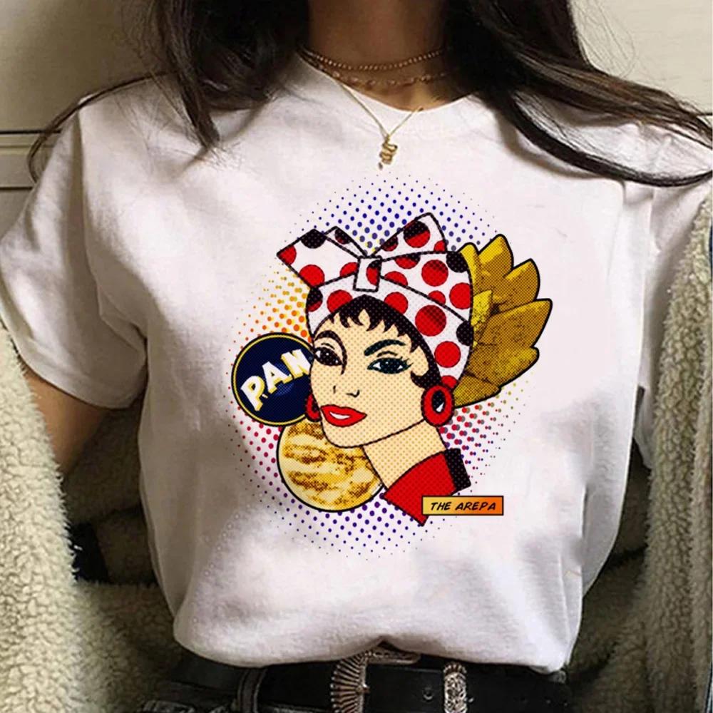 Venezuela T Shirt Women Harajuku Comic Designer Tshirt Female Anime Manga Designer Clothing Harajuku Shirts for Women Clothes