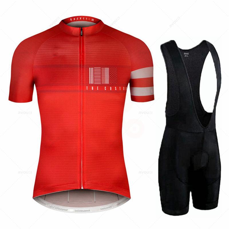 New Team Summer Cycling Jersey Set Breathable Racing Sport Mtb Bicycle Jerseys Men's Clothing Maillot Ciclismo Hombre