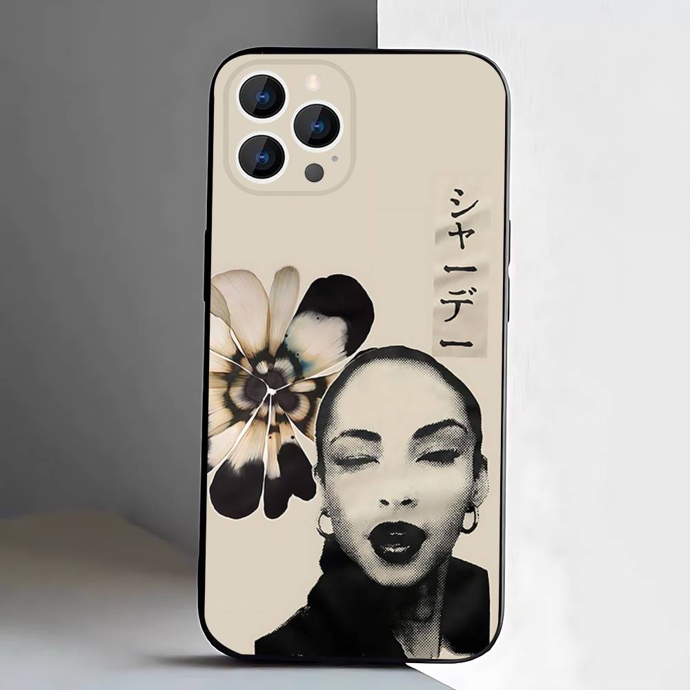 Sade Adu Love Deluxe Чехол для телефона для iPhone 17,16,15,14,13,12,Pro,Max,Plus,E,SE4,Air,Mini Черный Мягкий Короб