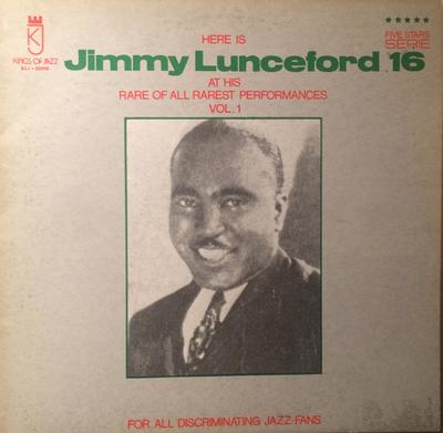 Виниловая пластинка JIMMIE LUNCEFORD - Here Is Jimmy Lunceford At His Rare KLJ20016 Kings Of Jazz Италия Джаз Б/у