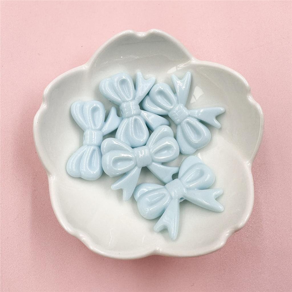 Очарование желе Цветной аксессуар Материал DIY Аксессуар Галстук-бабочка Бусины Материал ручной работы Ювелирные аксессуары Шпилька Орнамент 5 шт. 22,5*29 мм