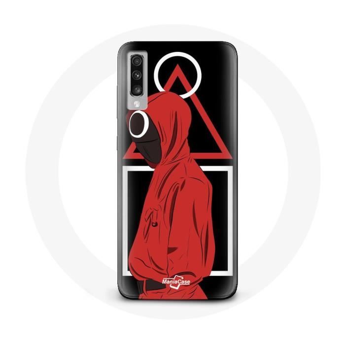 Coque - Squid Game - Samsung Galaxy A70 - Souple - Noir - Protection