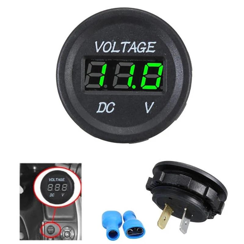 DC 12V-24V Universal Digital LED Display Voltmeter Voltage Meter for Car Motorcycle Auto Truck