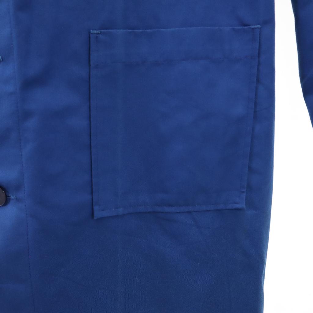 SANFOR 70-е 80-е винтажное евро рабочее пальто 48 Синий темно-синий Мужское Б/У