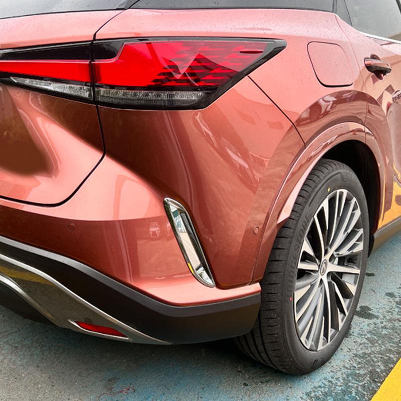 Для Lexus RX 350 350h 450h+ 500h 2024 ABS Пластик Зеркало Задний Бампер Автомобиля Вентиляционное Отверстие Декоративная Накладка Накладка на Бровь Аксессуары