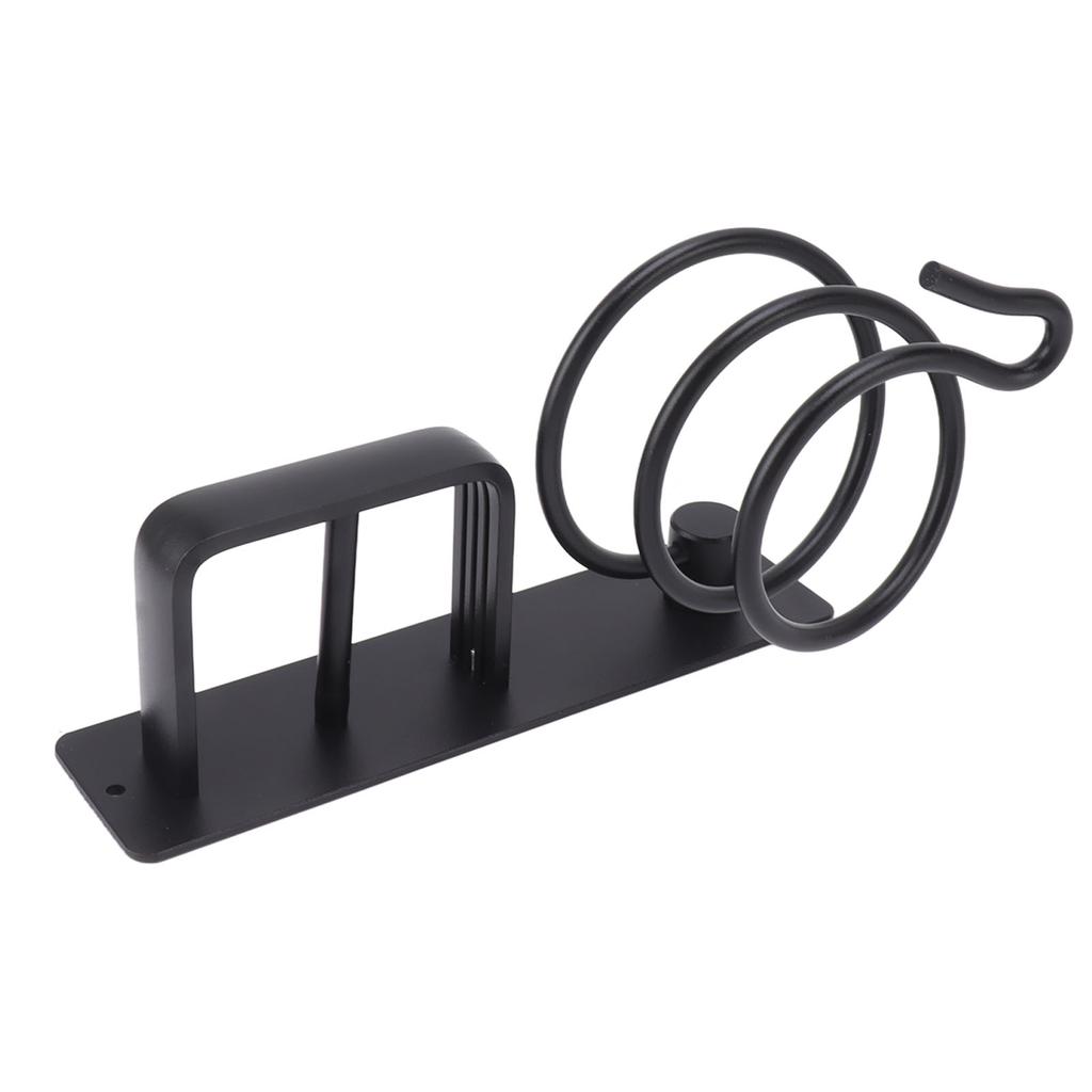 Wall Mounted Hair Dryer Holder High Temperature Resistant Rust Proof Space Saving Hair Dryer
