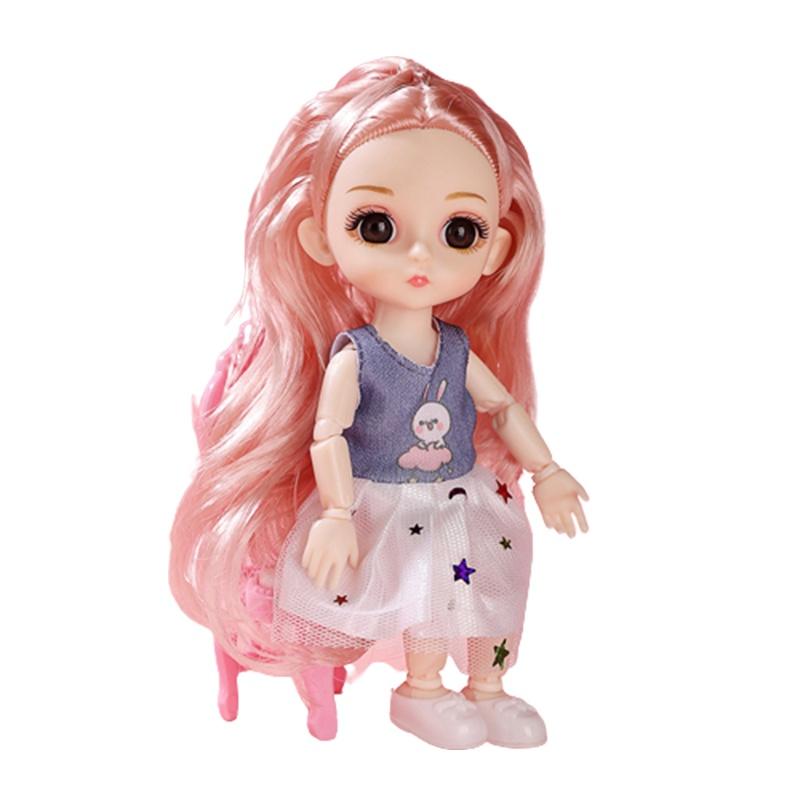 1/12 6,6 дюйма Bjd Куклы-принцессы Милые Подвижные суставы Детский подарок на день рождения