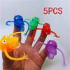Plastic Colroful Cute Cartoon Dinosaur Finger Puppets Storytelling Prop Funny Children Puzzle Toy
